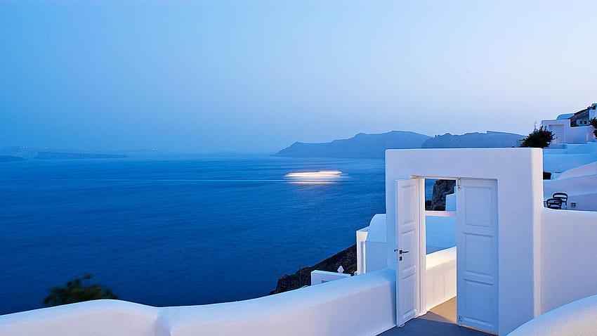 Canaves Oia, Santorini, Grecja — recenzja hotelu. Podróżnik Condé Nast Tapeta HD
