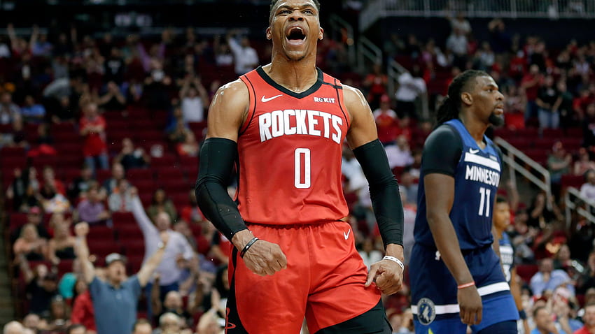 Rockets' Westbrook has virus, as NBA bubble faces first test – FOX 46 Charlotte, Russell Westbrook Dunk HD wallpaper