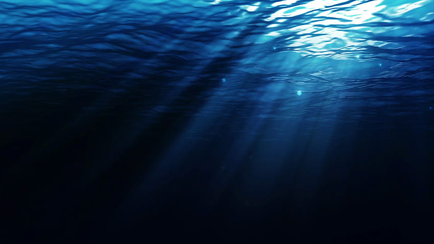 Podwodna pętla — animowany model 3D, głęboko pod wodą Tapeta HD
