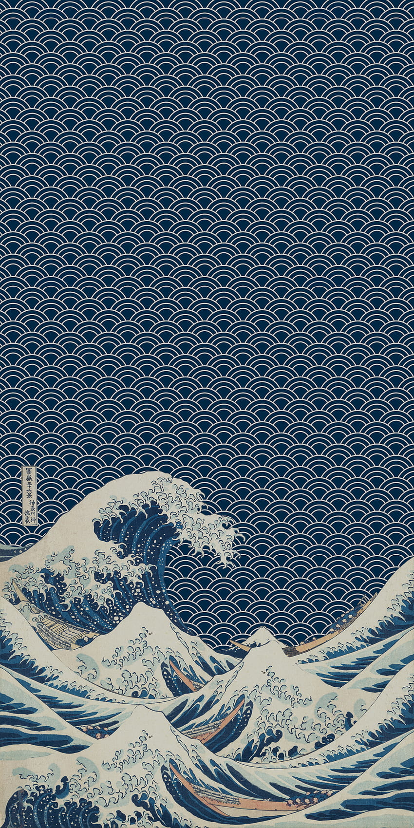 Die große Welle vor Kanagawa, ästhetisches Kanagawa HD-Handy-Hintergrundbild