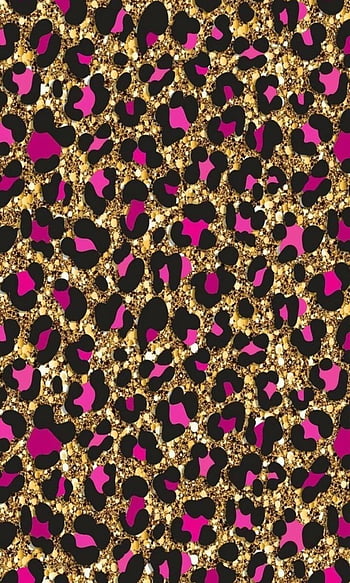 Cheetah Glitter Wallpaper Leopard Wallpaper Glitter Wallpaper  Cheetah print  wallpaper Leopard print wallpaper Glitter wallpaper