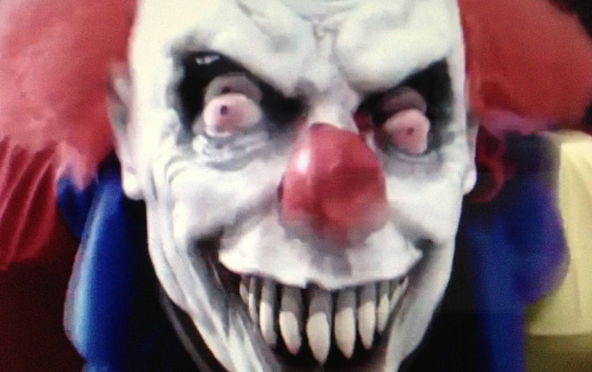 Страшно - Убиец Скок на клоун Уплаха - -, Страшно лице на клоун HD тапет