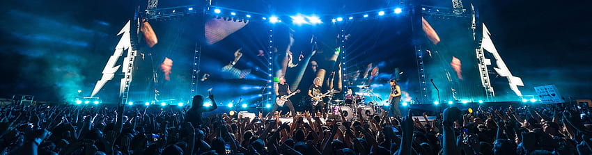 Metallica at Palastzelt Maimarktgelände in Mannheim, Germany on August 25, 2019, Metallica Concert HD wallpaper