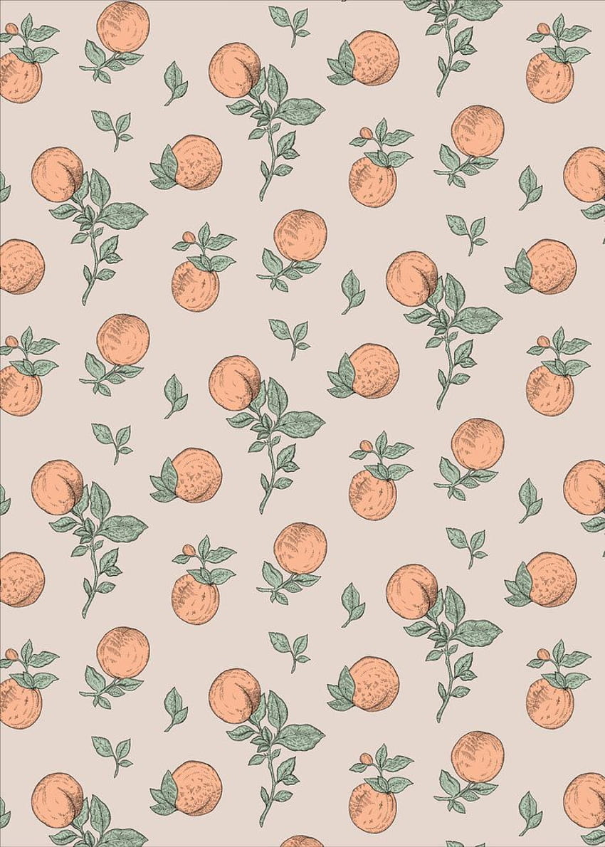 Seamless Design Fruit Pattern Wallpaper With Organic Vegetarian Food  Backdrop For Textile Design With Apricot And Mint Herb Background With  Nature Fresh Fruit Summer Cover Vector Stock Illustration - Download Image  Now -