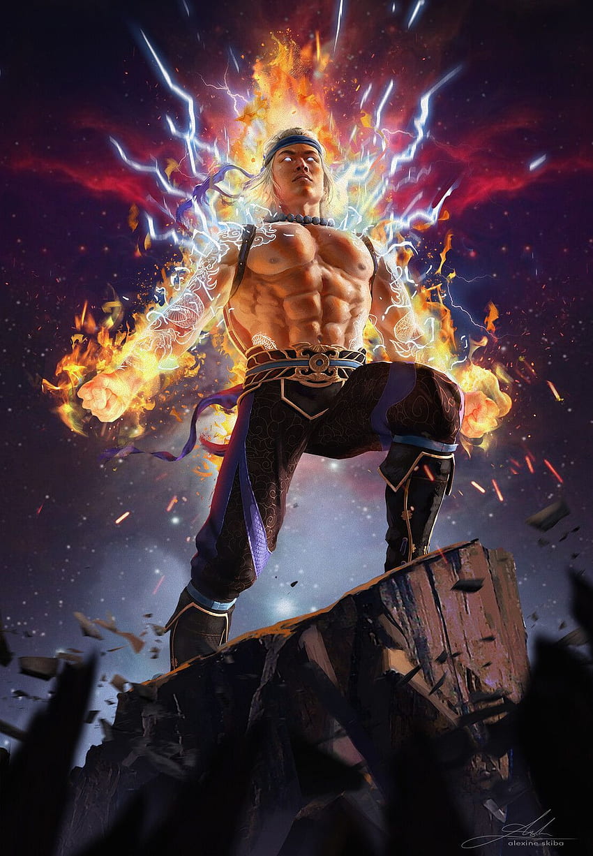 Liu Kang - bóg piorunów i ognia, Liu Kang MK11 Tapeta na telefon HD
