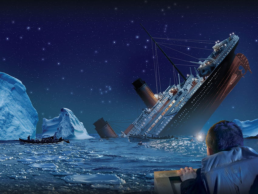 Untergang der Titanic - - HD-Hintergrundbild