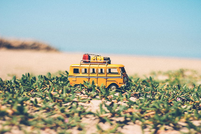 Gras, Autos, Spielzeug, Bus HD-Hintergrundbild