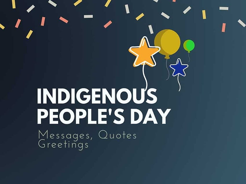 Ден на коренното население HD тапет