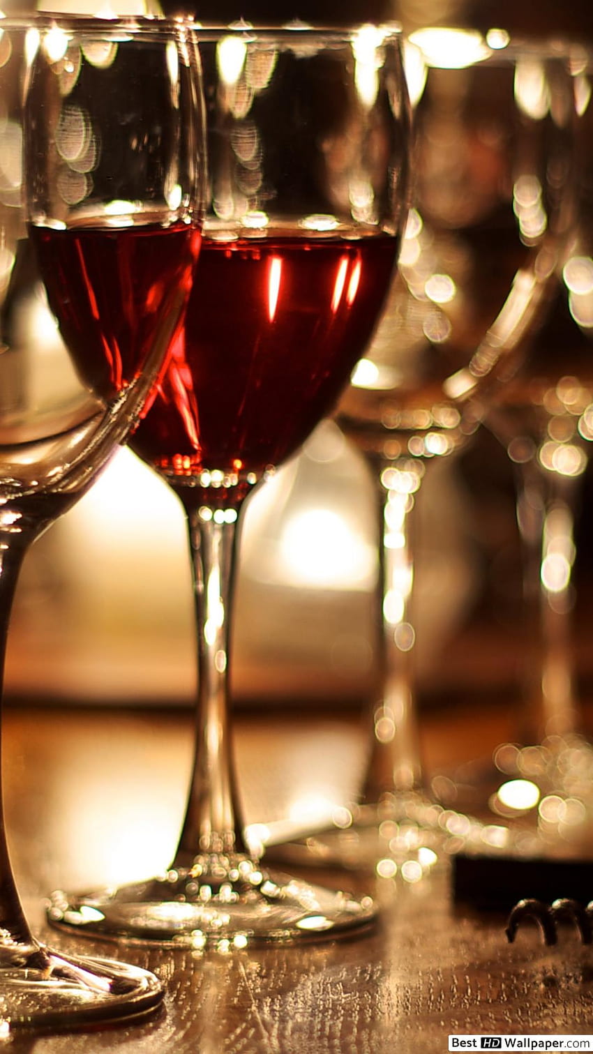 Glass of Red Wine HD phone wallpaper