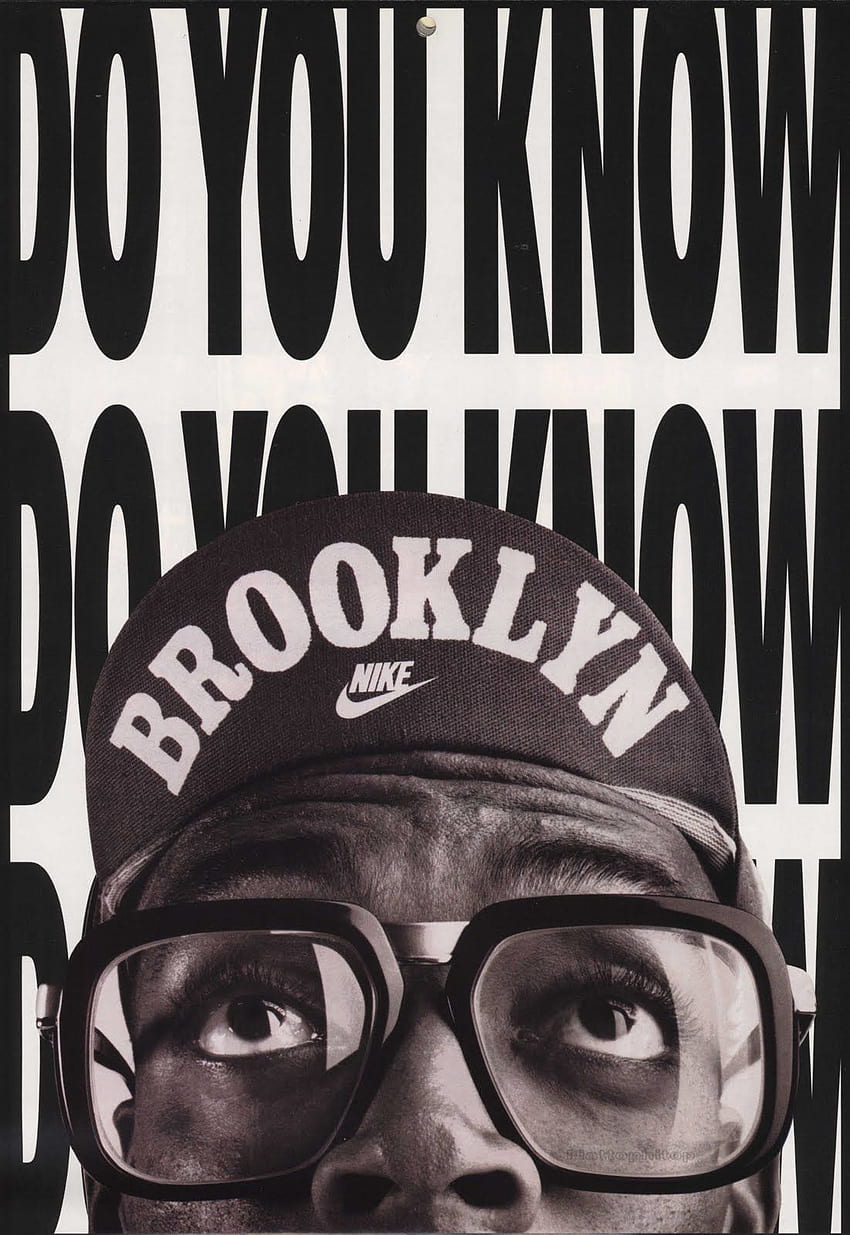 Zoológico de Brooklyn. Anuncio de Nike, póster de Nike, Nike vintage, Spike Lee fondo de pantalla del teléfono