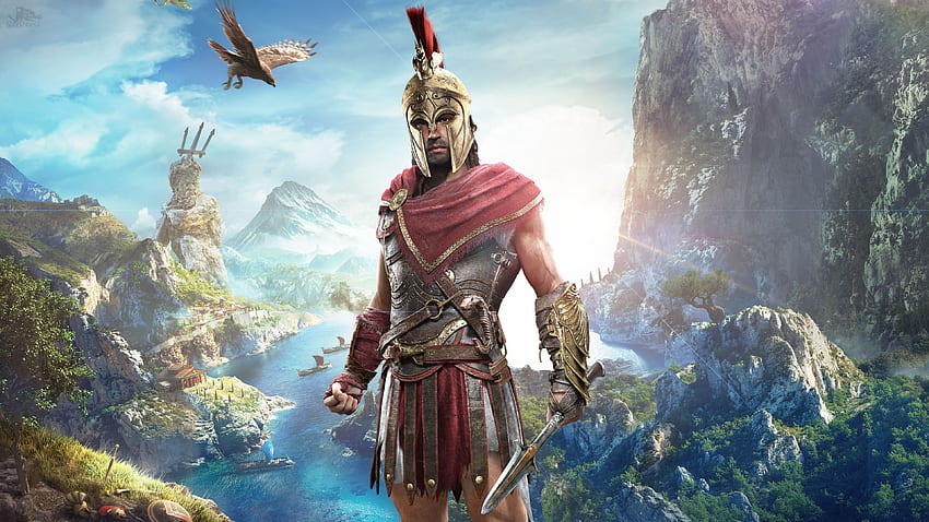 Alexios, Assassin's Creed: Odyssey, , Games,. for iPhone, Android, Mobile and HD wallpaper