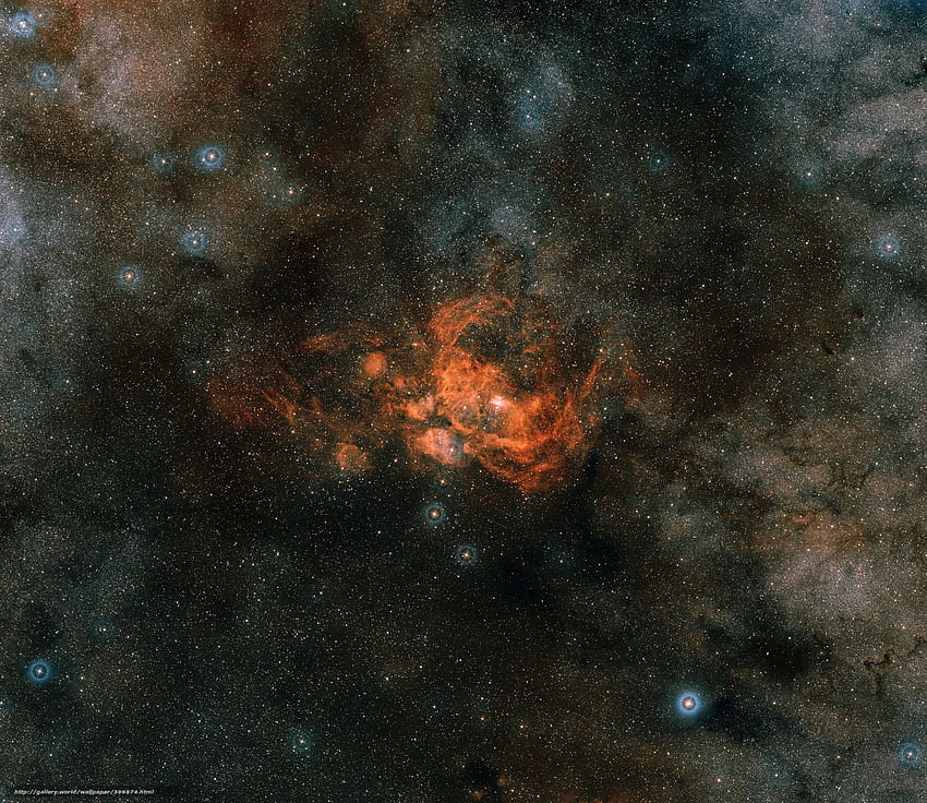 emission nebula, constellation, scorpion in the resolution HD wallpaper