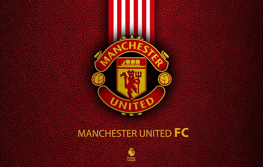 Logo, Futbol, ​​Manchester United, Futbol, ​​Amblem, English Club for , bölüm спорт HD duvar kağıdı