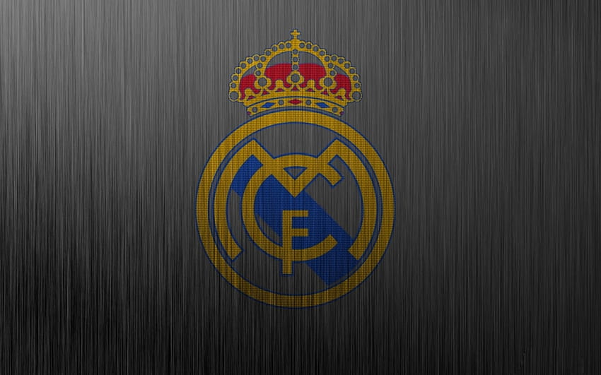 Logo Realu Madryt, pojedynki, piłka nożna, sport, logo Tapeta HD