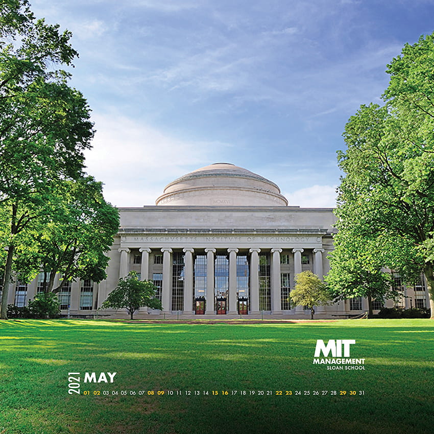 Calendário do MIT Sloan, Universidade do MIT Papel de parede de celular HD