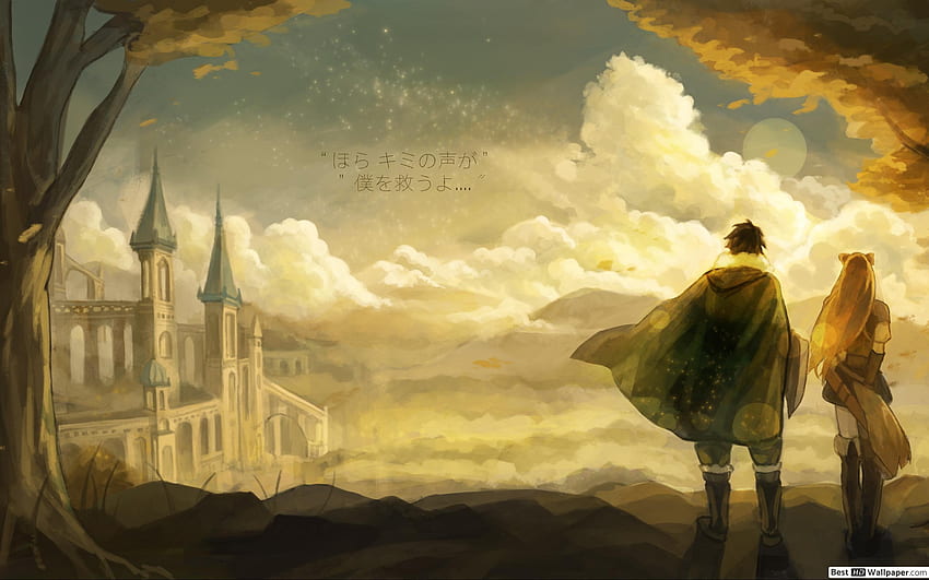 The Rising of the Shield Hero - Naofumi Iwatani & Raphtalia HD wallpaper