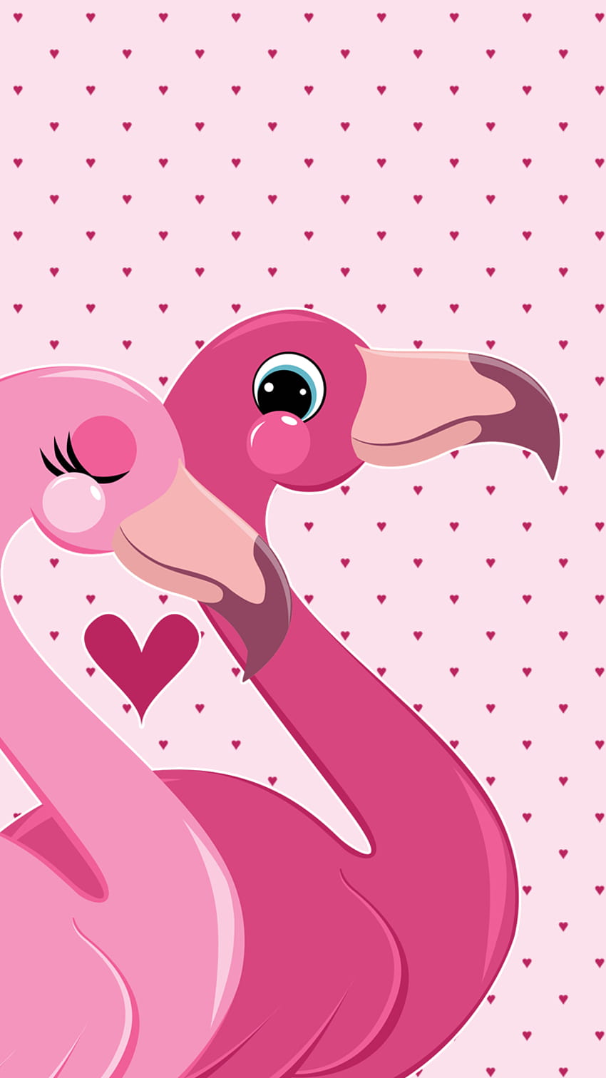 Flamingo, Sevimli Flamingo HD telefon duvar kağıdı