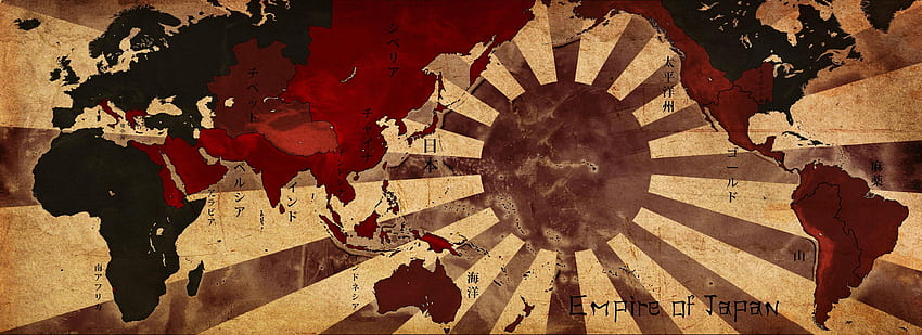 Карта на моята японска империя. : eu4, Япония Втората световна война HD тапет