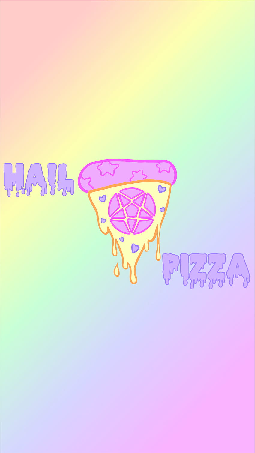 Hail pizza . Goth , Pastel goth background, Cute tumblr, Cute Satan HD phone wallpaper