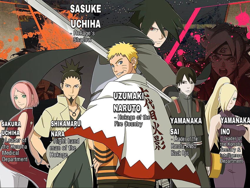 The Leaders Of Konohagakure, The Ninjas From Konoha 13 (Sasuke + Sai) Who Always Stood Out The Most : R Boruto, Shadow Hokage HD wallpaper