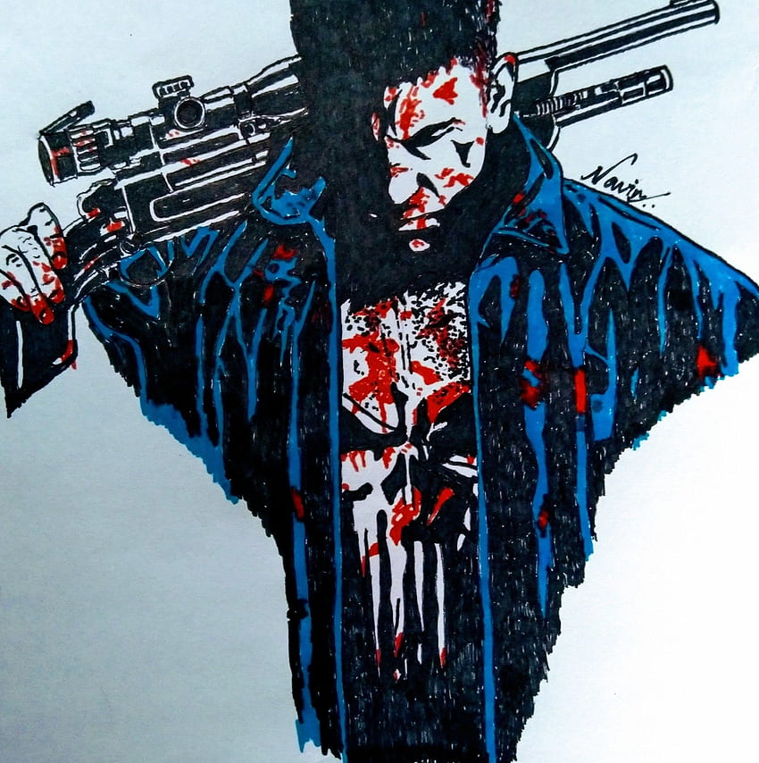 Frank Castle as The Punisher - Cool FanArt HD phone wallpaper