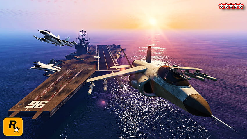 GTA 5' Soygunları Güncelleme Söylentisi: Uçak Gemisinin İçi Görev Finalinde [Spekülasyon], GTA 5 Çevrimiçi Soygunda Oynanabilir HD duvar kağıdı
