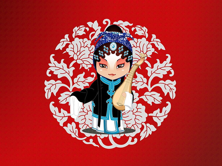 Patterns, Vector, Musical Instrument, Costume, Peking Opera, Beijing Opera HD wallpaper