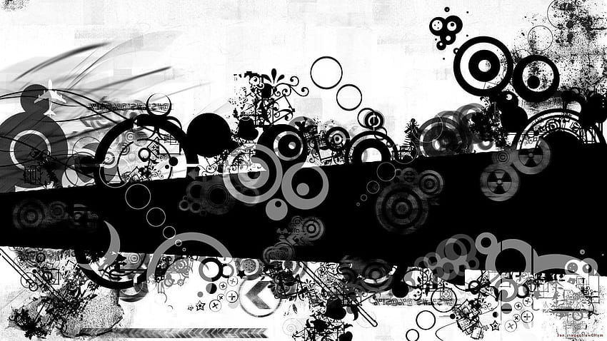 Black and White Abstract HD wallpaper | Pxfuel