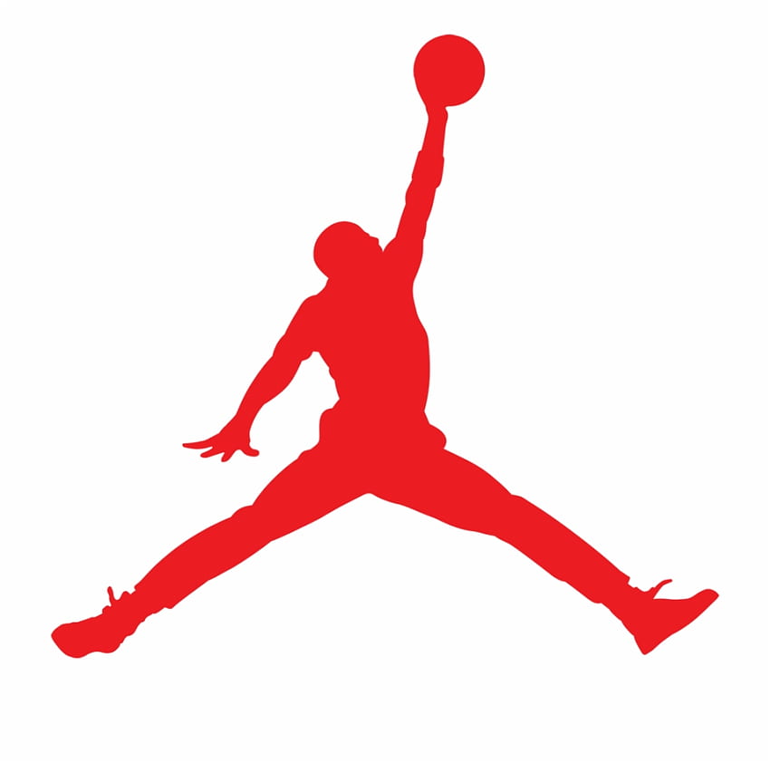 Jordan 로고 - 빨간색 Michael Jordan 로고. 투명 PNG, 마이클 조던 저지 HD 월페이퍼