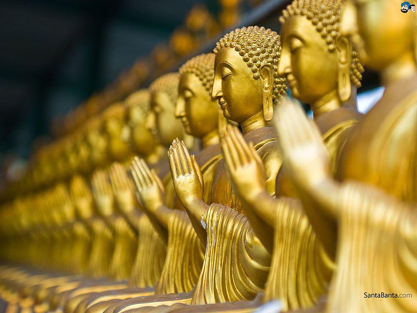 Buddha, Golden Buddha HD wallpaper
