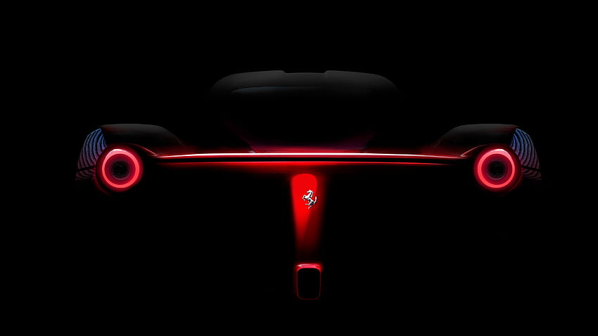 2018 Ferrari LaFerrari Aperta, oscuro, luces traseras fondo de pantalla