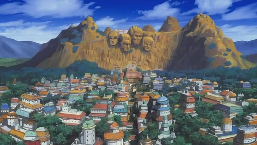 Village caché de la feuille, feuille de Naruto Fond d'écran HD