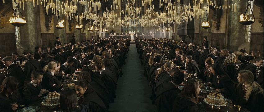 อาหารค่ำในห้องโถงใหญ่จาก Warner Bros Studios จะทำให้คุณได้รับ FOMO พอตเตอร์ทั้งหมด, Hogwarts Great Hall วอลล์เปเปอร์ HD