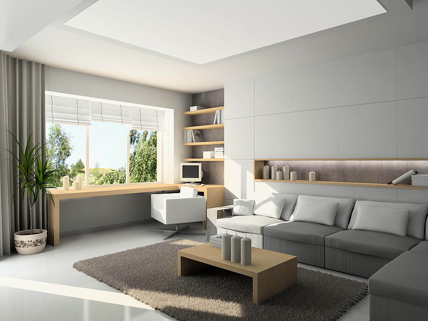 Interior, , , Style, Sofa, Furniture, Coziness, Comfort HD wallpaper