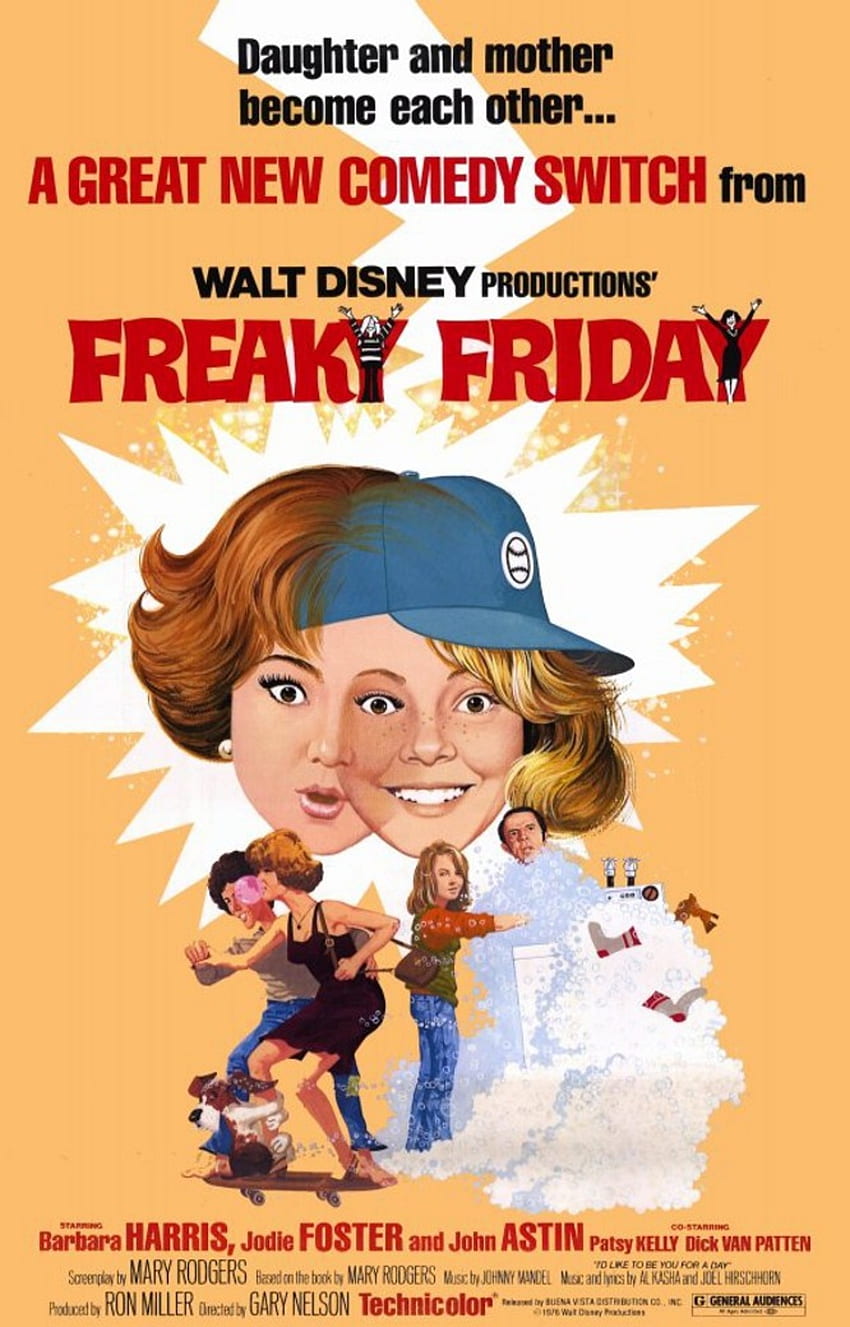 Freaky Friday (1976) HD phone wallpaper