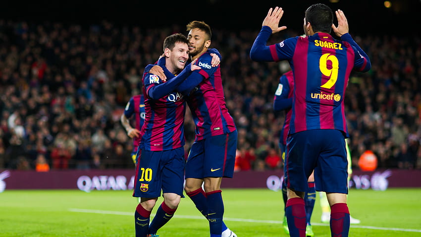 Luis Suarez and Neymar have helped Messi reach his best, says Diego Simeone HD wallpaper