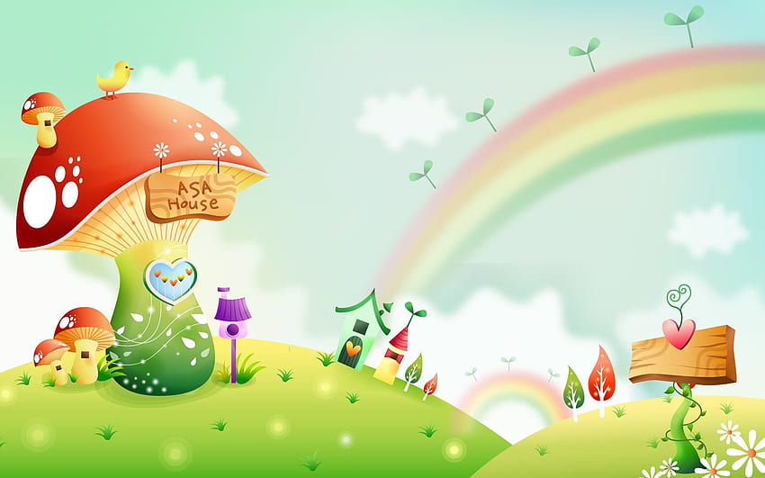 Cartoon Rainbow . خلفيات l . Cartoon, Kids Rainbow HD wallpaper | Pxfuel