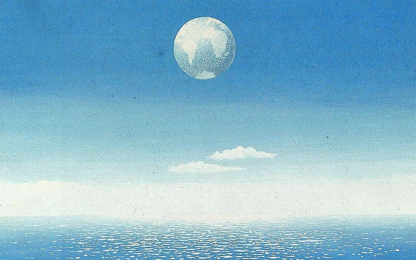 Magritte, Georgia O'Keefe HD wallpaper