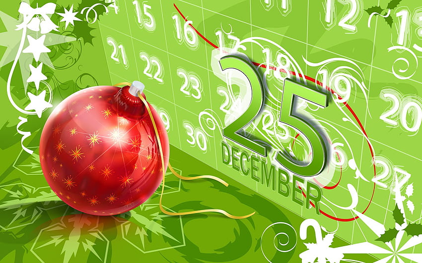 25 December, 25 dec, collection, holiday, xmas HD wallpaper