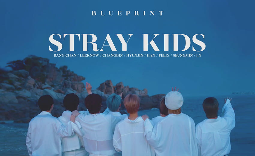 I made some Stray Kids “Blueprint” ( link in comments): straykids, Stray Kids Felix Computer HD wallpaper