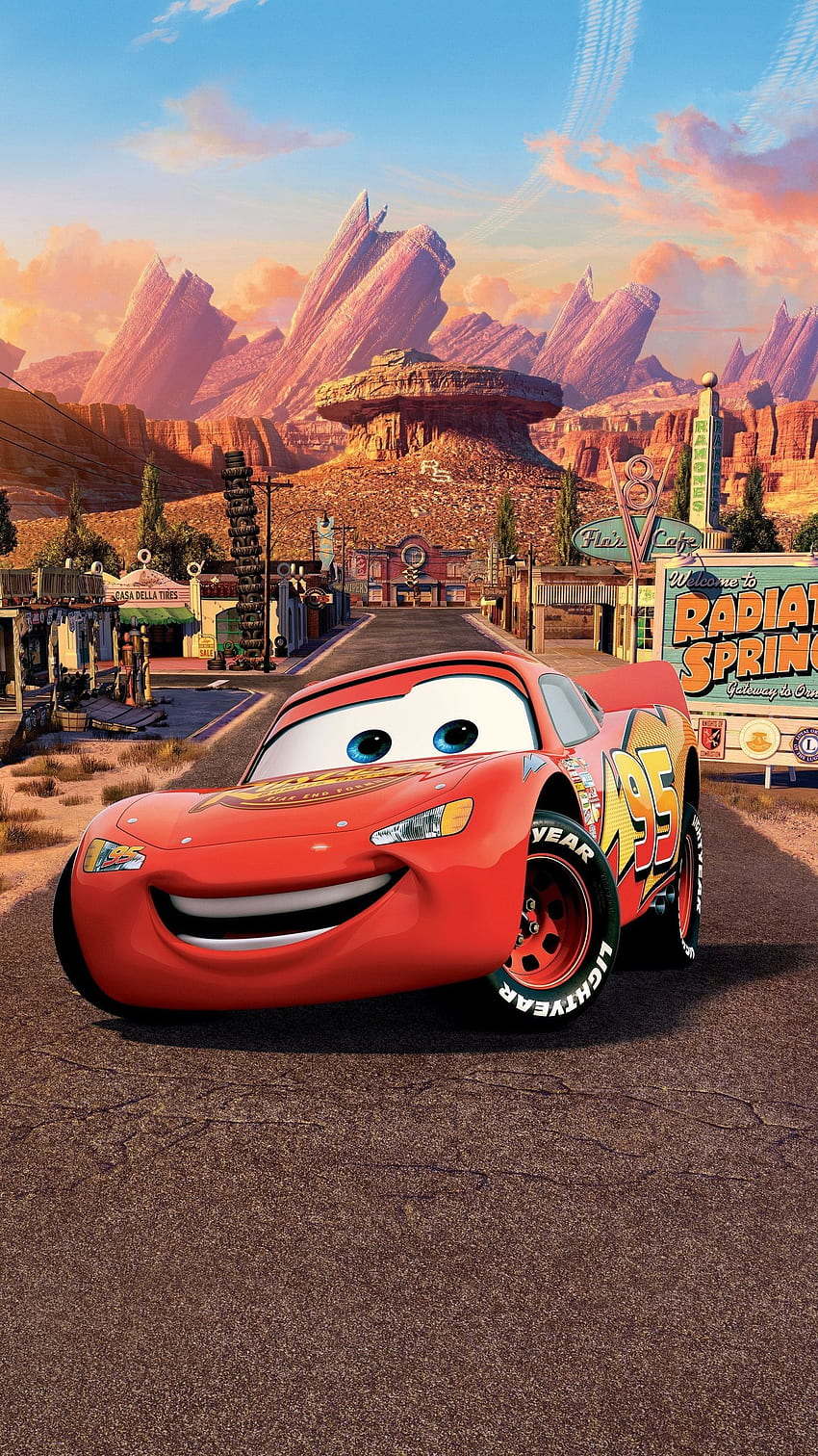 Lightning McQueen, Lightning McQueen HD-Handy-Hintergrundbild