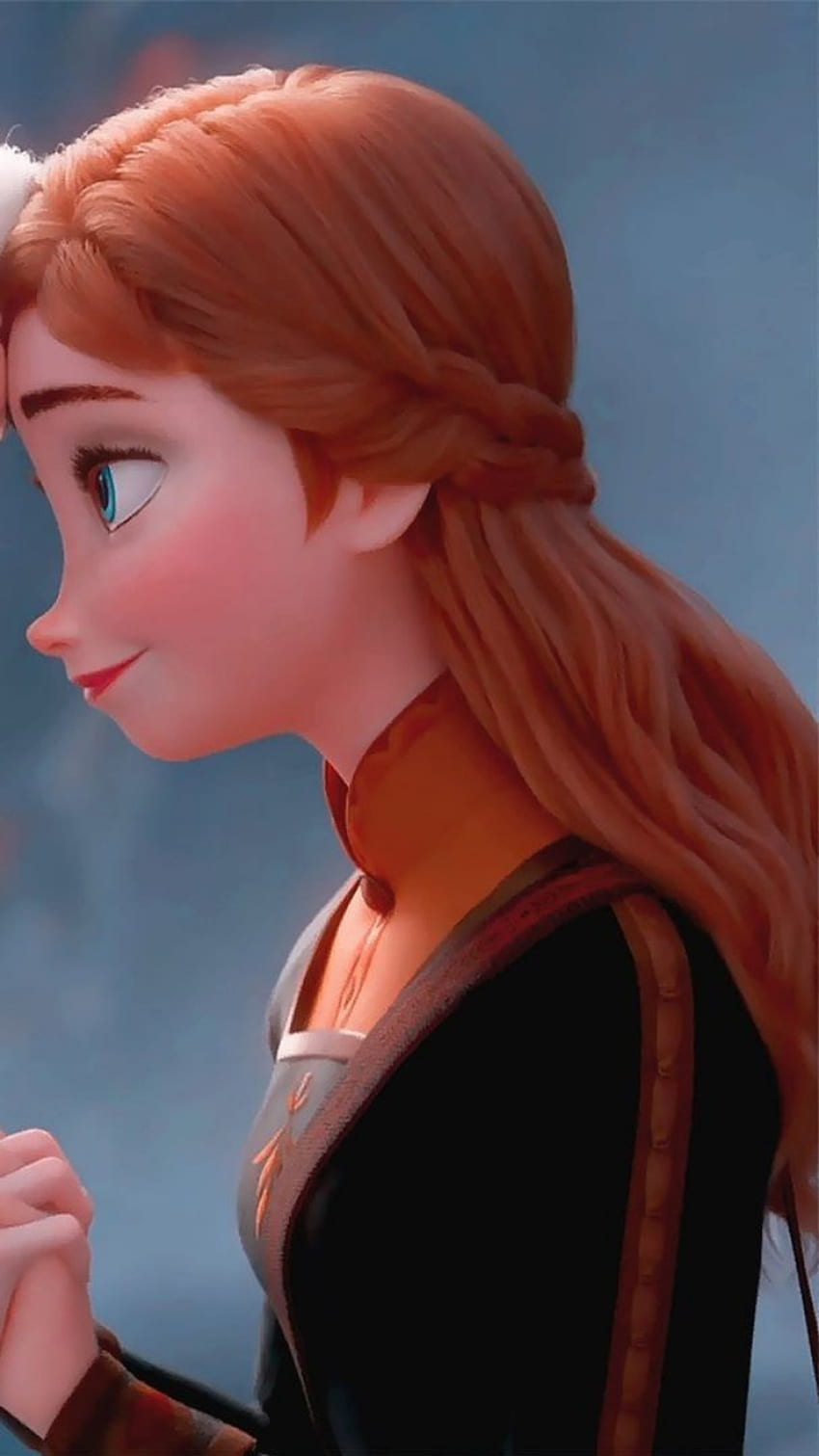 Frozen anna, love, cute, matching HD phone wallpaper
