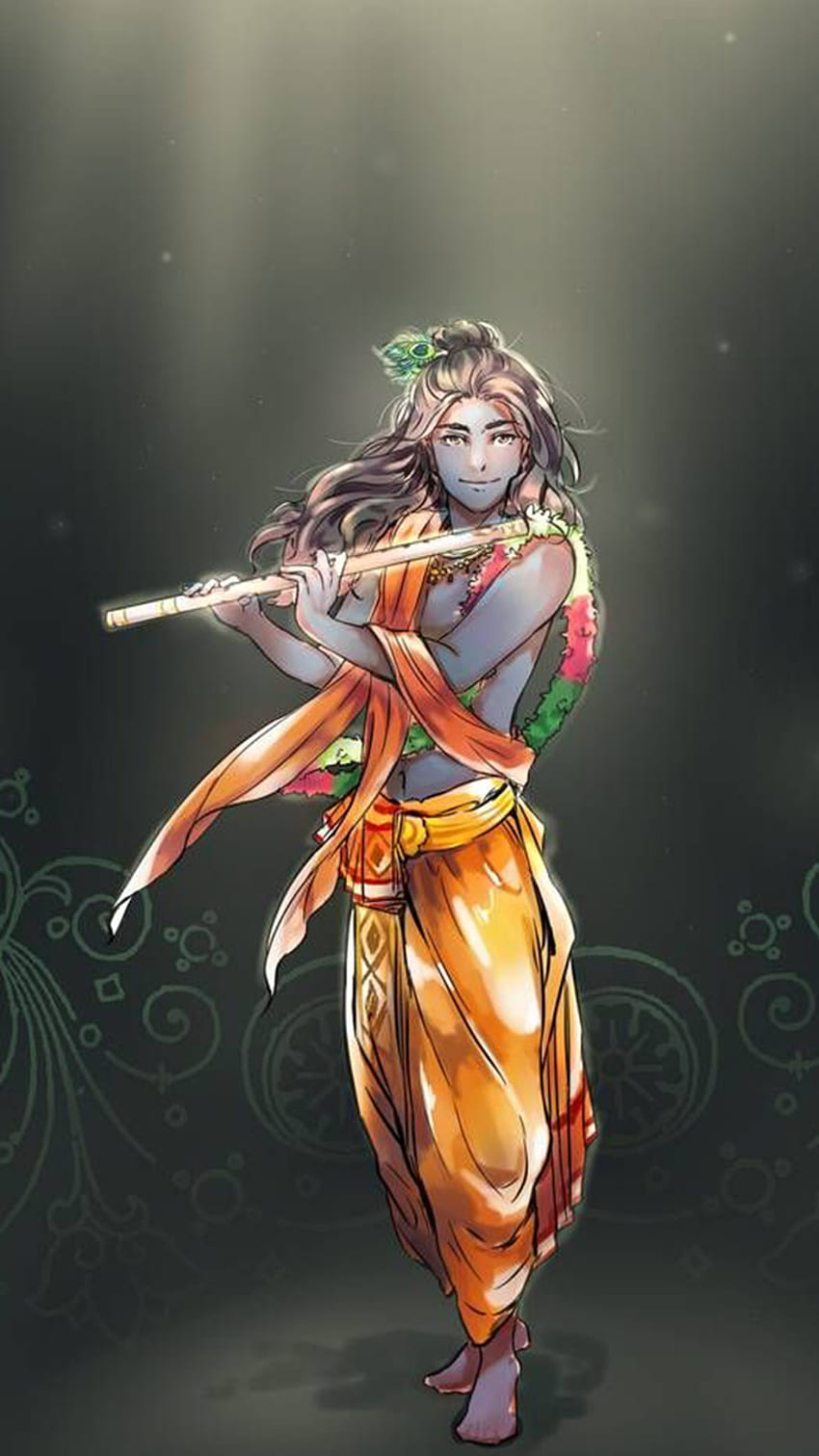 Krishna, kanha, murli wallpaper ponsel HD