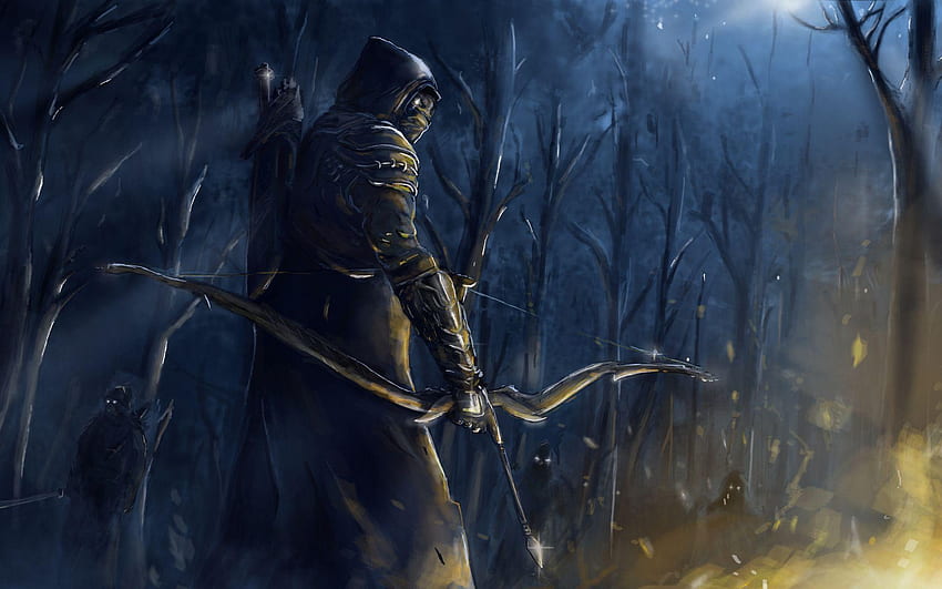 Arquero Oscuro, Arquero Medieval fondo de pantalla