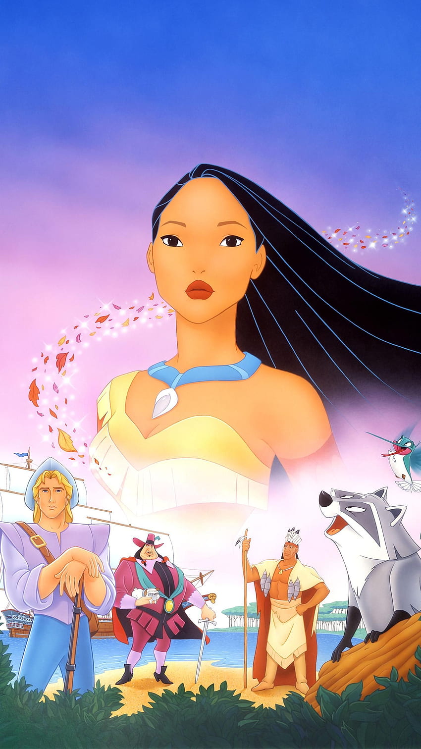 Pocahontas (1995) Telefon. Moviemania w 2020. Cute disney , Disney pocahontas, Disney art art Tapeta na telefon HD