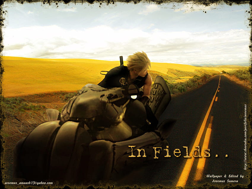 Nube en Fields, final fantasy, campos, carretera, ffvii, viaje, nube fondo de pantalla