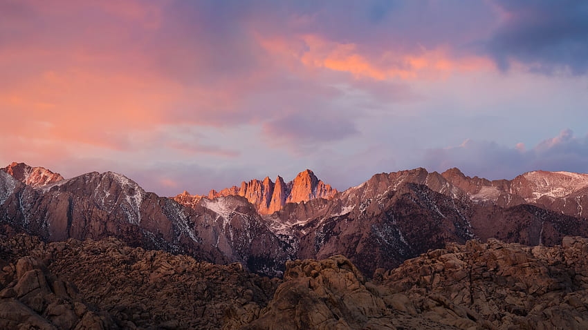 dağlar, macos, , , sierra, gökyüzü, iphone, High Sierra HD duvar kağıdı