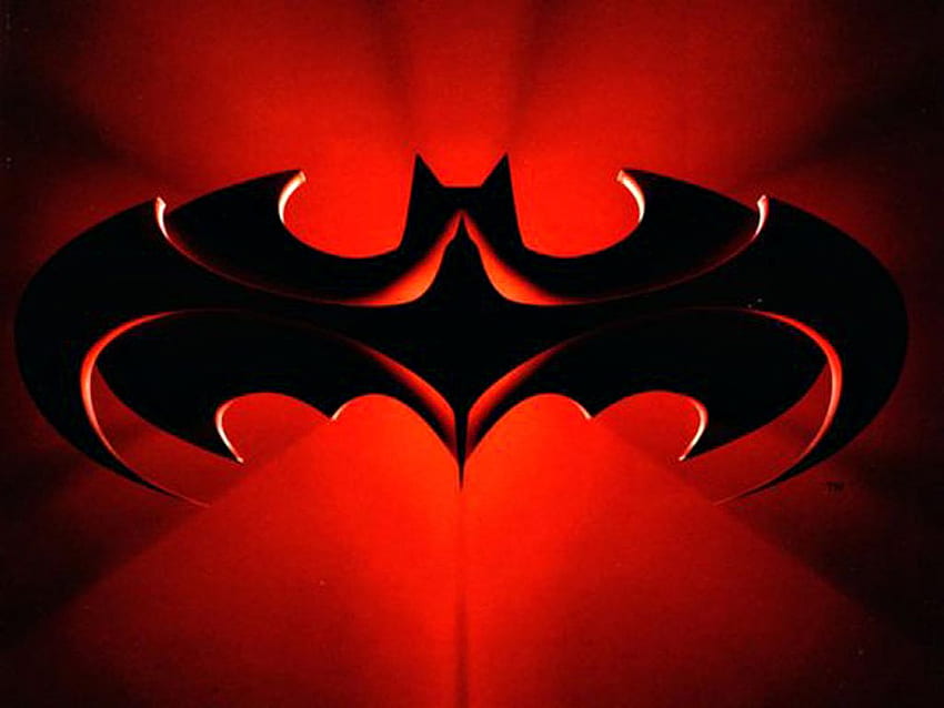 Batman und Robin Logo Rot 1024×768 HD-Hintergrundbild