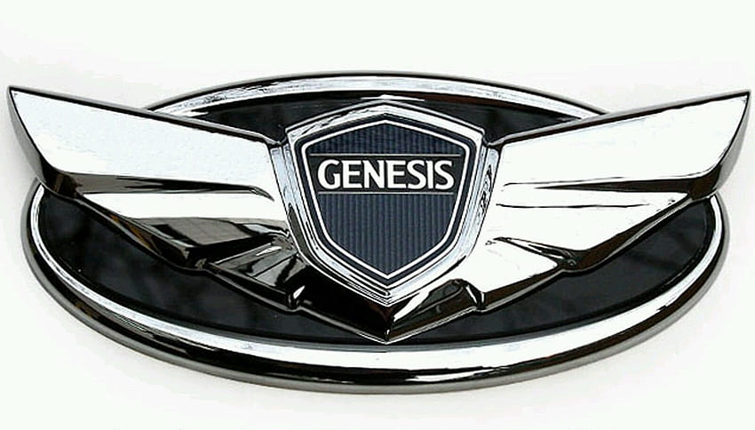 Hyundai Genesis emblem -Logo Brands For 3D HD wallpaper