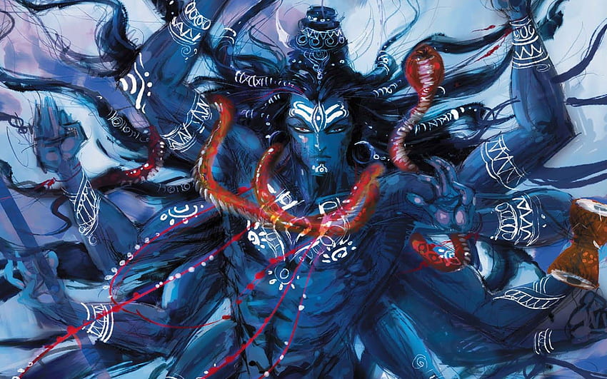 Lord Shiva Angry - Rudra Shiva -, Shiva Paintings HD wallpaper | Pxfuel